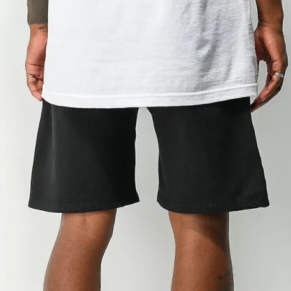 Key Street Moto Ichiban Black Sweat Shorts Size L - Picture 2 of 5